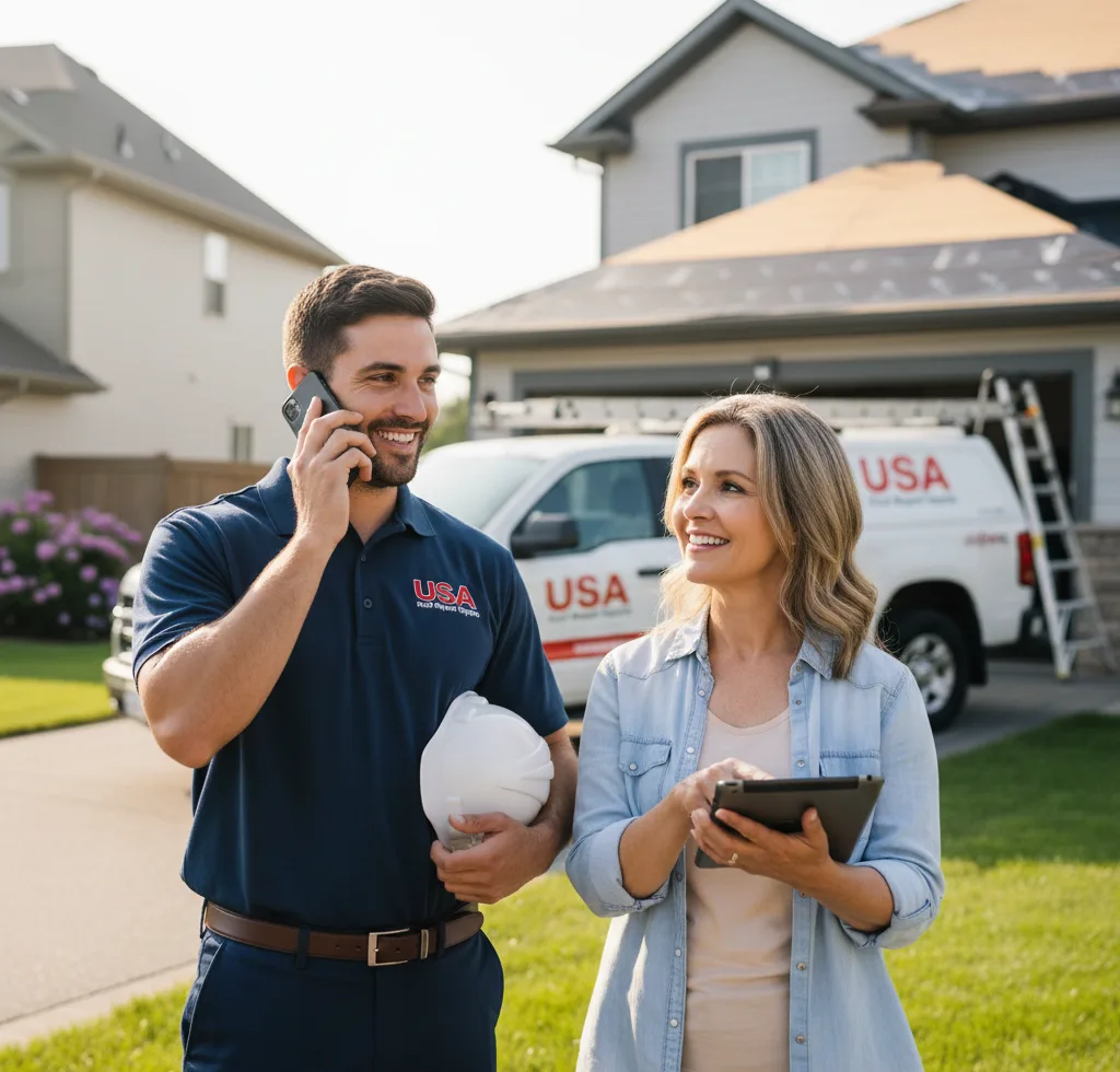 USA Roof Repair Experts customer support in Rochelle Park